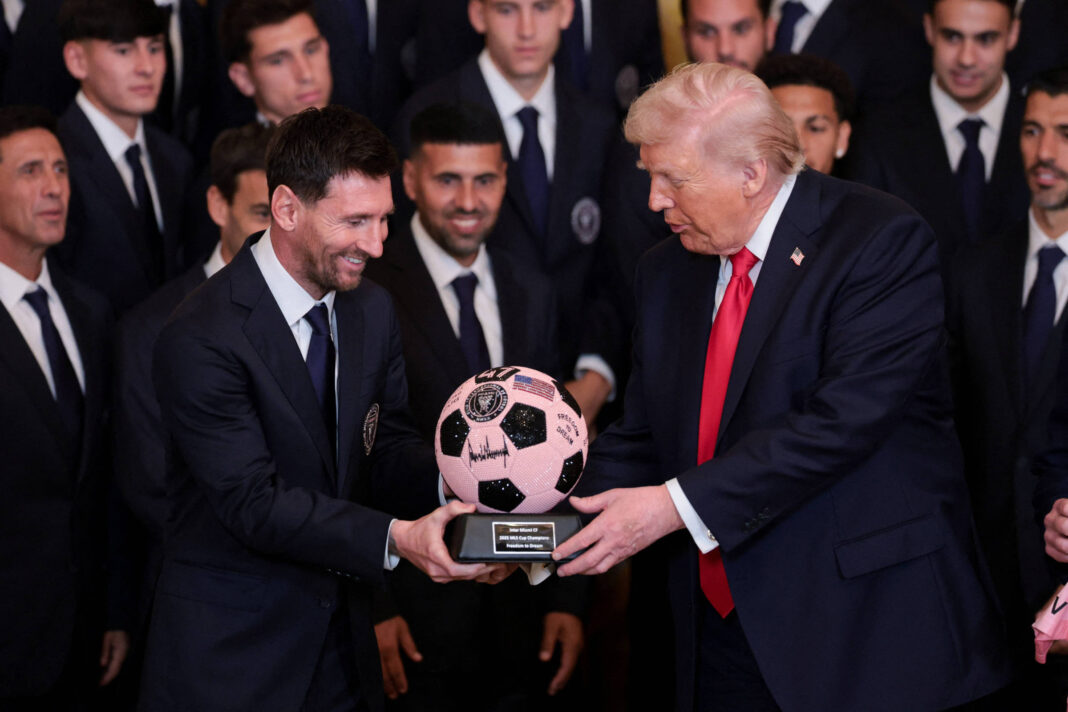 Messi visita Trump na Casa Branca junto com o Inter Miami – 05/03/2026 – Esporte