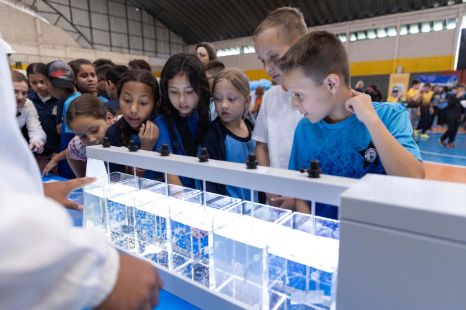 Sanepar leva serviços, educação ambiental e diversão a Campo Magro nesta quinta-feira