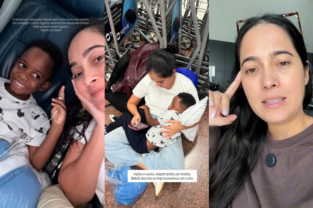 Influenciadora relata momentos de tensão após explosão de motor de avião em SP: ‘Foi desesperador’