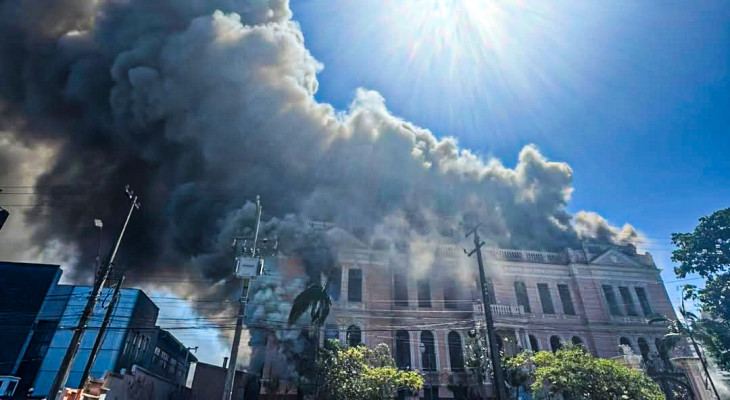 Incêndio expõe fragilidade de patrimônio histórico e mobiliza Estado para reconstrução em Paranaguá