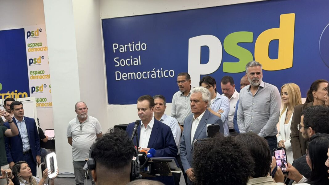 Caiado no PSD reconfigura disputa com Flávio pelo mercado