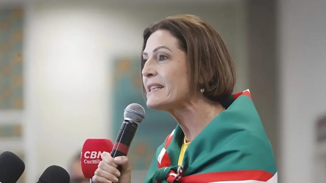 Cristina Graeml mantém apoio a Flávio Bolsonaro